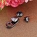 Zerone Shoe Lace Hooks,Boot Hooks Lace Fittings with Rivets for Repair/Camp/Hike/Climb Accessories Pack of 20