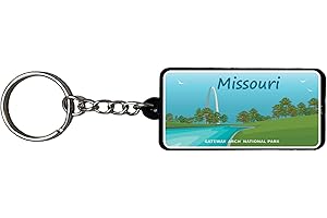 AMERICANPHOENIX Beautiful & Unique Keychains - USA Souvenir, Collectible Design,Flexible Silicone, Keyring Lanyard Accessory