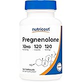 Nutricost Pregnenolone 10mg, 120 Capsules, Gluten-Free, Vegan Capsules | GMO-Free