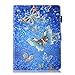 New iPad 9.7 Inch 2017 2018/iPad Air 2/iPad Air Case - Monstek Auto Wake/Sleep Multi-Angle Viewing Smart Stand Wallet Protective Case Cover for iPad 9.7 Inch 2017,iPad Air 1 2,Gold Butterflies