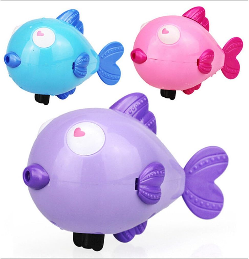 LALANG 1pc Baby Toddler Bath Toys Clockwork Swimming Fish Bath Toys, Random Color