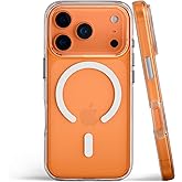 totallee Clear Case for iPhone 17 Pro with Extra Grip Spy, Slim Magnetic iPhone 17 Pro Case with Built-in Magnets (Transparent)