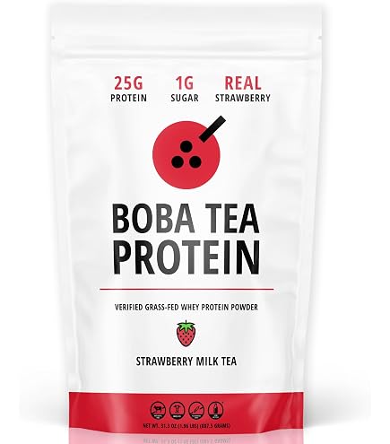 Amazon.com: Boba Tea Protein Taro Milk | 25g Grass-Fed Whey