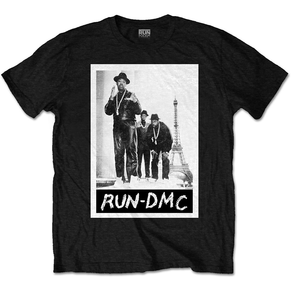 Run Dmc Eiffel Tower Rap Tee T Shirt S Unisex 9596 Jznovelty