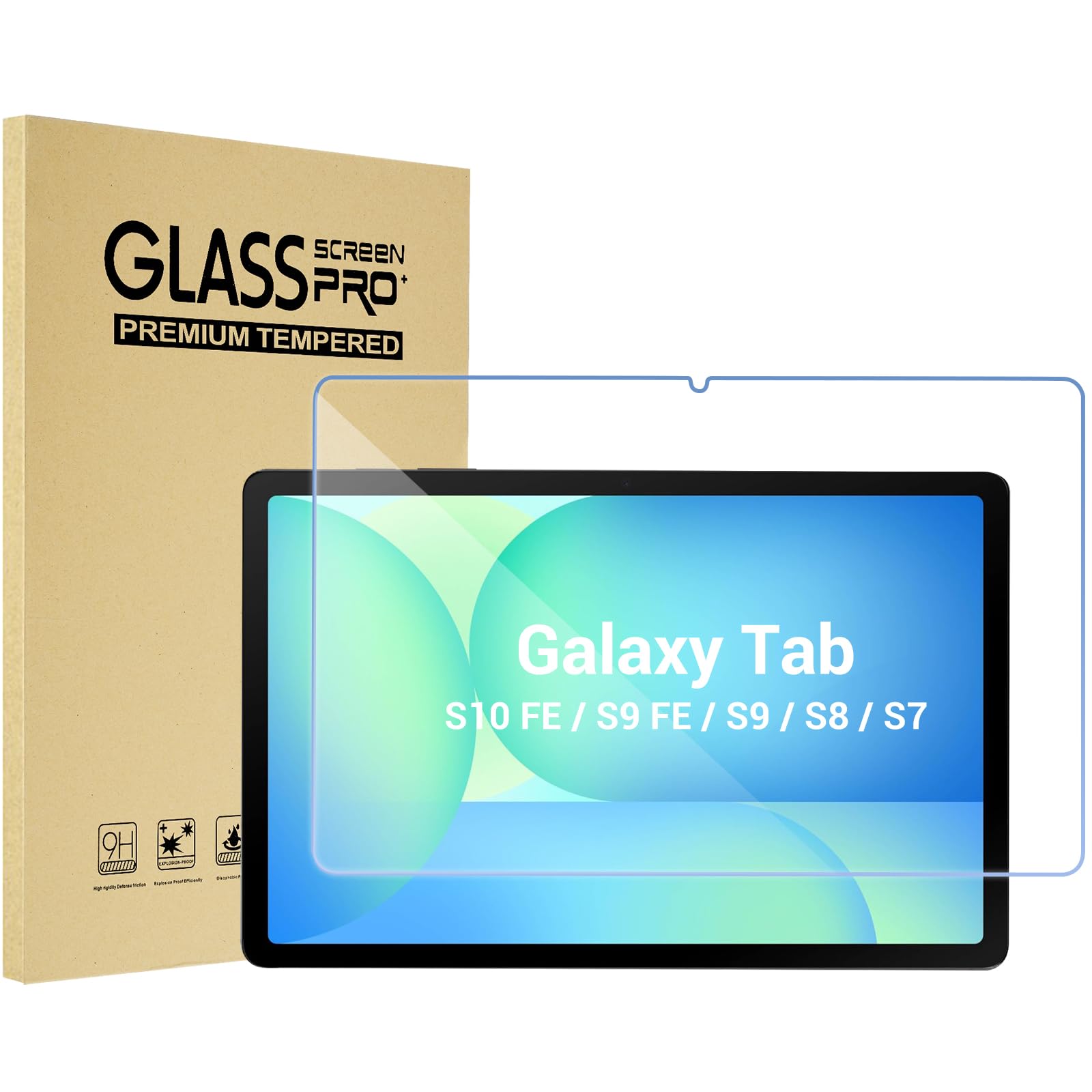 Photo 1 of ProCase 1 Pack Screen Protector for Galaxy Tab S10 FE 2025/Tab S9 FE 10.9"/ S9 2023/ Tab S8 2022/ Tab S7 2020 11", Hardness Tempered Glass Screen Film Guard for Tablet SM-X520/X510/X710/X700/T870