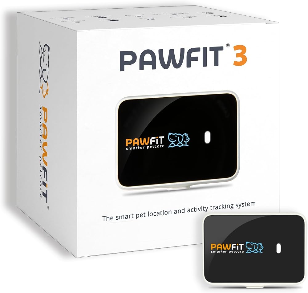 Pawfit 3 GPS Pet Tracker 4G Live Satellite Tracking Dog Tracker