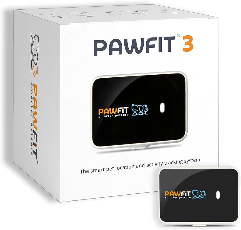 Pawfit 3 GPS Pet Tracker 4G Live Satellite Tracking Dog Tracker