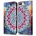 iPhone 8 Plus Case Mandala,iPhone 7 Plus Phone Case Women,iPhone 7 Plus Cover Wallet Case with Card Holder Flip Filio Stand Full Protective Phone Case for Apple iPhone 7 Plus 2016/iPhone 8 Plus 2017