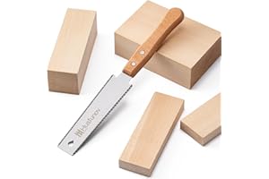 Husfunov Japanese Hand Saw, 6 Inch Pull Saw with Double Edges of 11/17 TPI, SK5 Flexible Blade Handle Wood Saws for Woodworking Tools