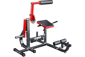 GYHPD Ab/Back Machine, AB Crunch Back Extension Machine with Armrests, Adjustable Core Muscle Strength Training Machine, AB Workout Machine for Upper Body Workout, Home Gym Equipment