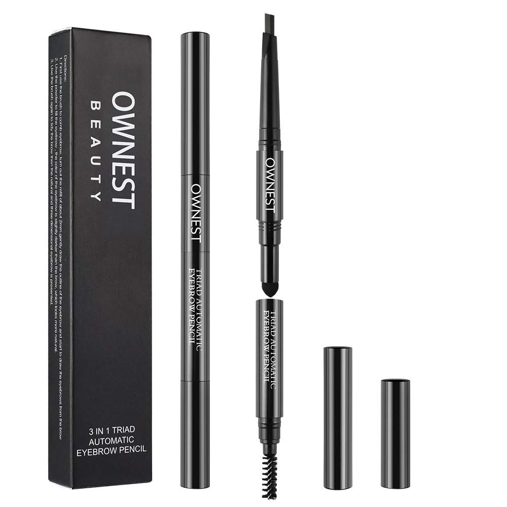 Amazon.com : Ownest 2 Packs 3-in-1 Eyebrow Pencil Set, Includes Powder