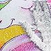 MHJY Unicorn Pillow Mermaid Sequin Pillowcase Reversible Flip Sequin Unicorn Pillow Cover Magic Sequin Throw Pillow Cushion Cover