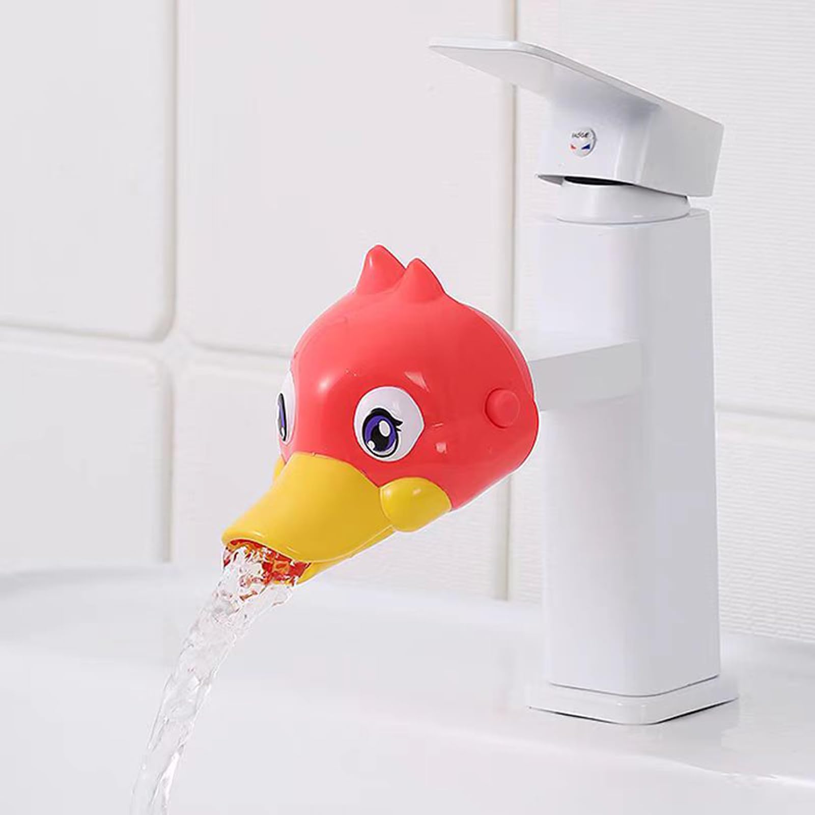 Photo 1 of Faucet Extender for Kitchen Bathub Sink Universal Sink Handler Extender Fun and Safe Hand-Washing with Sink Faucet Extender for Toddlers and Babies(Red)