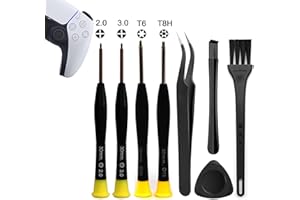 Cleaning Repair Tool Kit for PS5, PS4, PS3, PS2, PS1 Playstation Controller and Console, Crossed Screwdriver PH00(+2.0) PH0(+