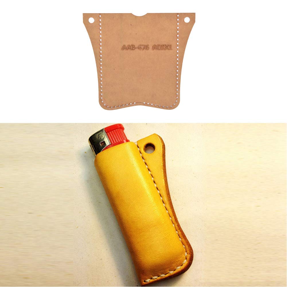 Acrylic Template Leather Pattern Craft for Cigarette Lighter Pouch DIY Clear Acrylic Lighter Storage Bag Pattern Stencil Model