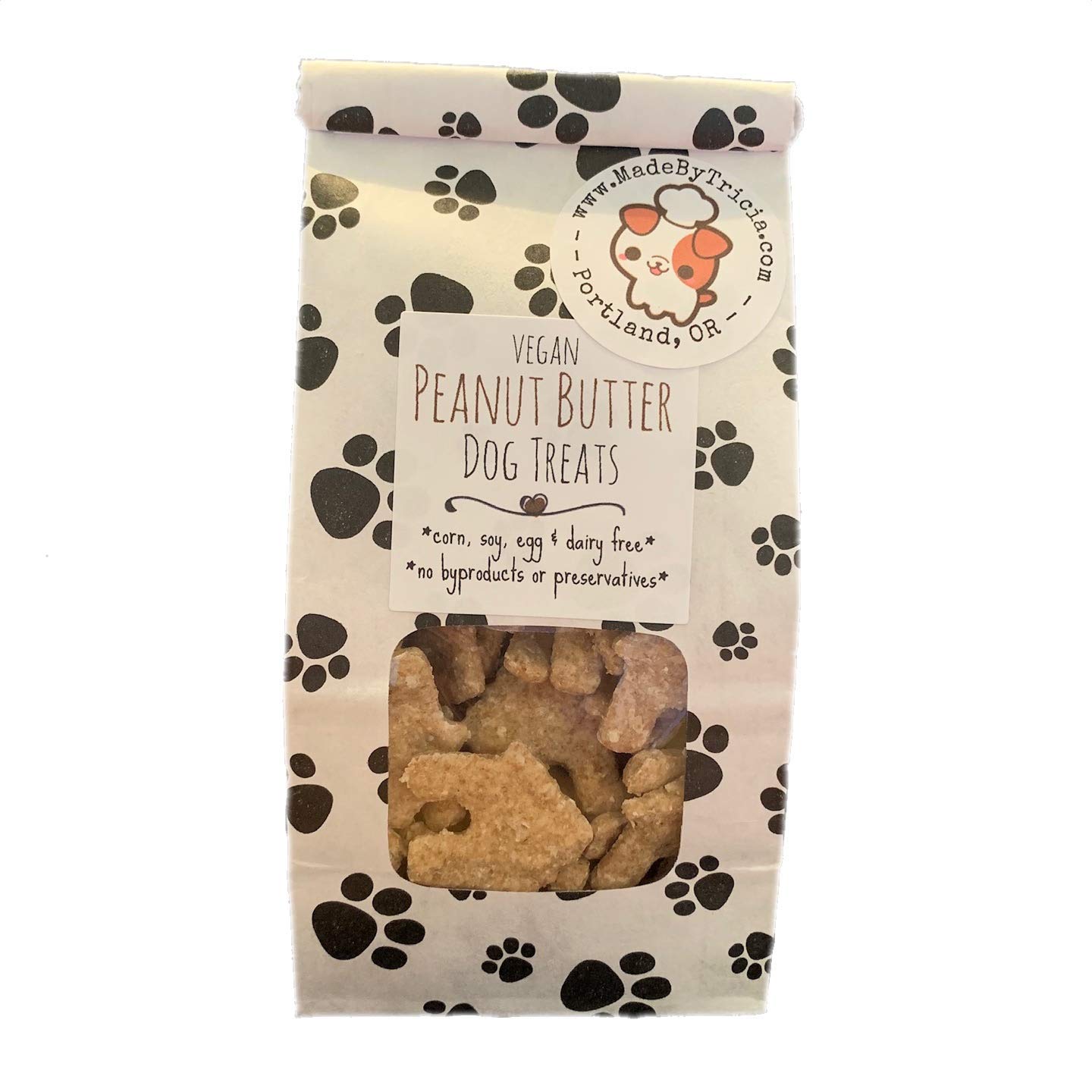 vegan peanut butter dog treats