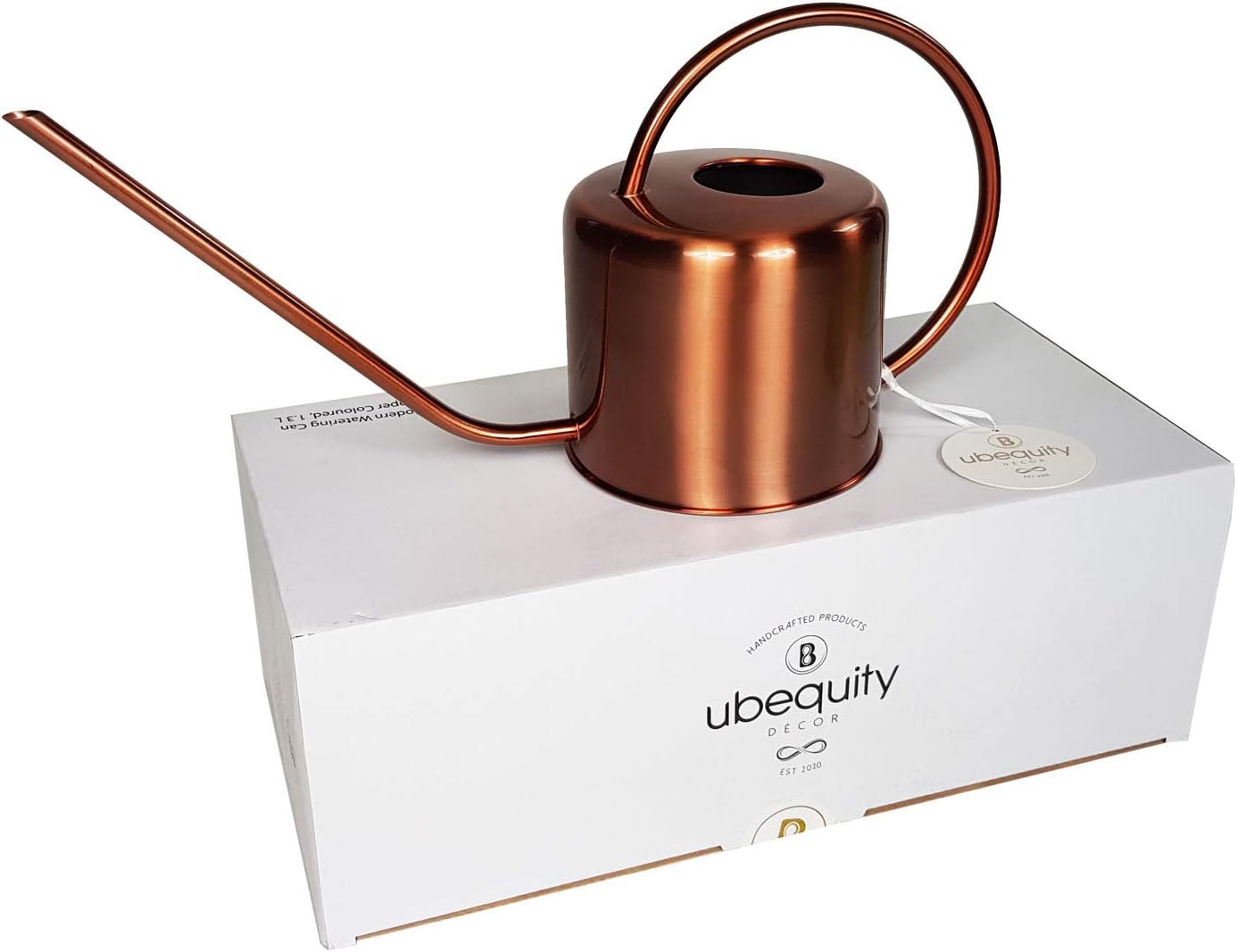 ubequity decor Small Watering Can for Indoor Plants - Copper Colored Watering Can for House Plants with Long Spout is Ideal - Functional and Stylish - No Drips and Rustproof : Garden & Outdoor