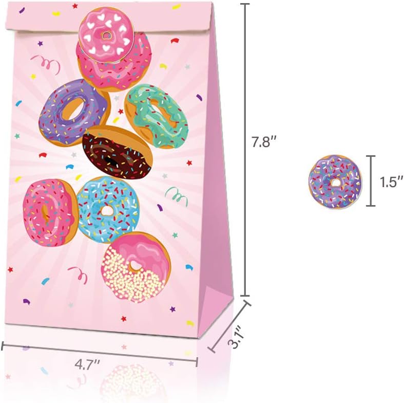 Donut Candy Bags for Donut Grow Up Party Sweet Doughnut Goodie Favor