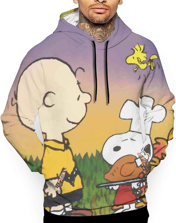 Amazon Co Jp スヌーピー 10 メンズ 長袖 おしゃれ パーカー カジュアル プルオーバー 春秋冬 100 ポリエステル 快適 フード付き シンプル おしゃれ カジュアルプルオーバー 服 ファッション小物