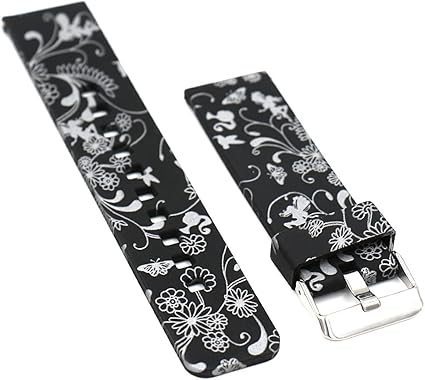 Woodln 22MM Straps Replacement Fitness Wristband Smart Watch Strap Band for Pebble Time Asus Zenwatch 1st 2nd / Moto 360 2nd Mens 46mm / G Watch R/LG ...