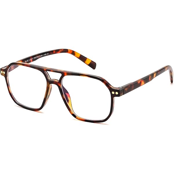 Amazon.com: FEISEDY Retro Aviator Reading Glasses Square Readers