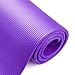 IFLYING High Density Anti-Tear Exercise Yoga Mat with Carrying Strap, Purple