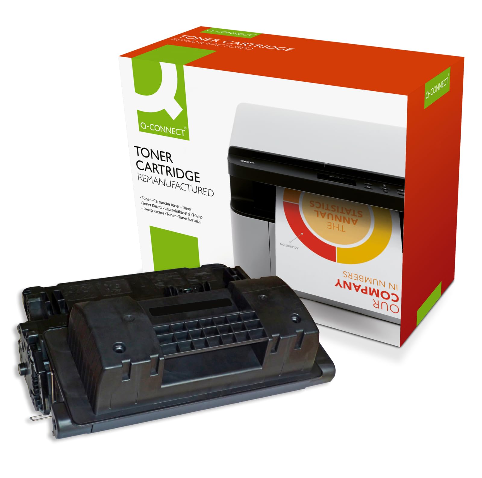 Q-Connect Compatible Solution HP 64A Black Laserjet Toner Cartridge — image 1