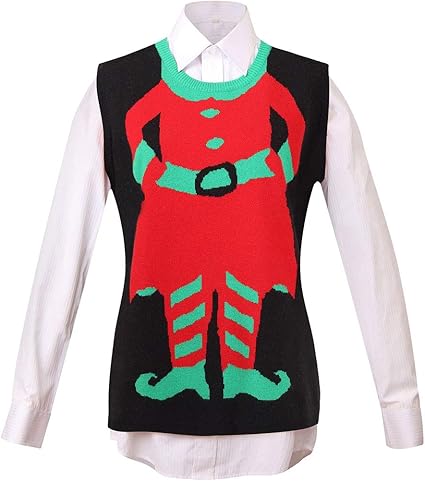 plus size christmas sweater vest