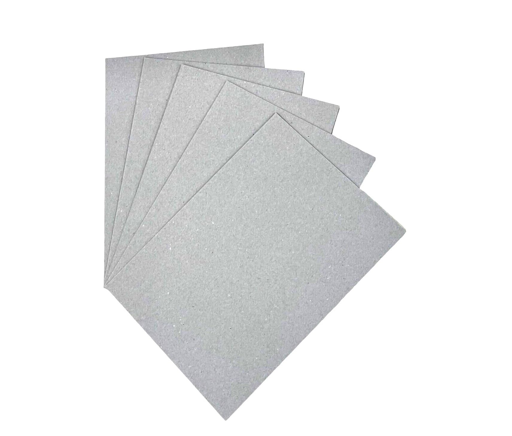 DJP A4 Greyboard Grey Backing Board 1mm 1000 Micron Thick Craft Card Grey - 15 A4 Sheets