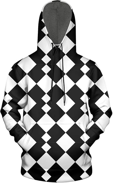 checkerboard hoodie