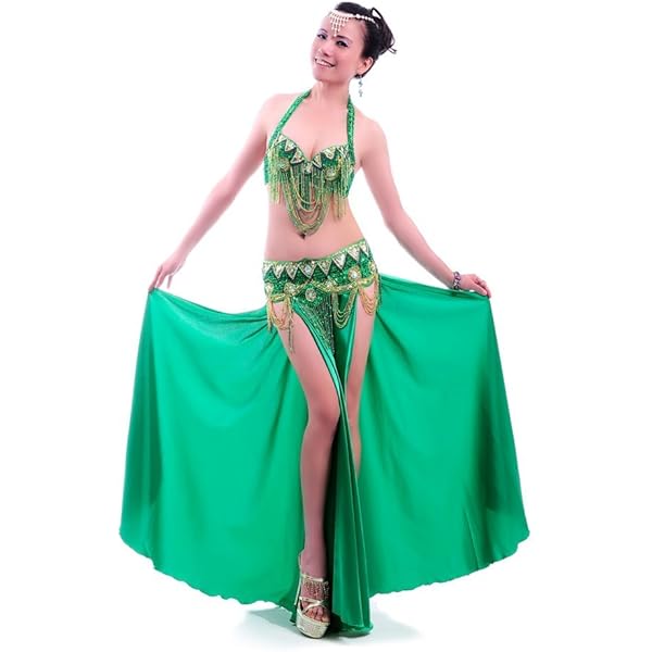 Black Belly Dancer Costumes - Aida Style