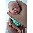MYREBABY 7 Inch Reborn Baby Doll ，Silicone Doll Boy Jaden Mini Realistic Newborn Baby Dolls Silicone Full Body Stress Relief