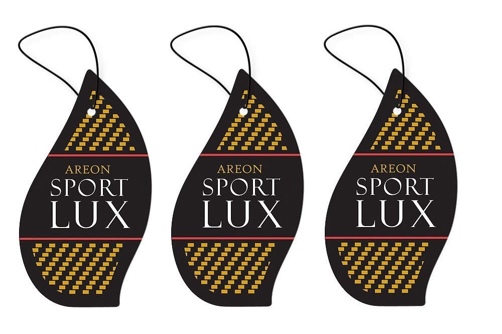 Areon Sport Lux Gold Car Air Freshener Hanging Pack of 3
