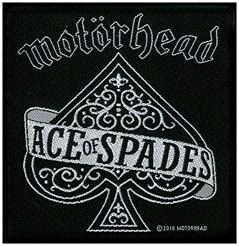 Motorhead Ace of Spades Patch Single Logo Heavy Metal Band Woven Sew On Applique