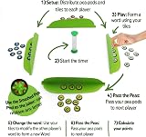 entertoyment Pass the Peas Magnetic Word Game in Pea Pod Case Fast Rounds view 4
