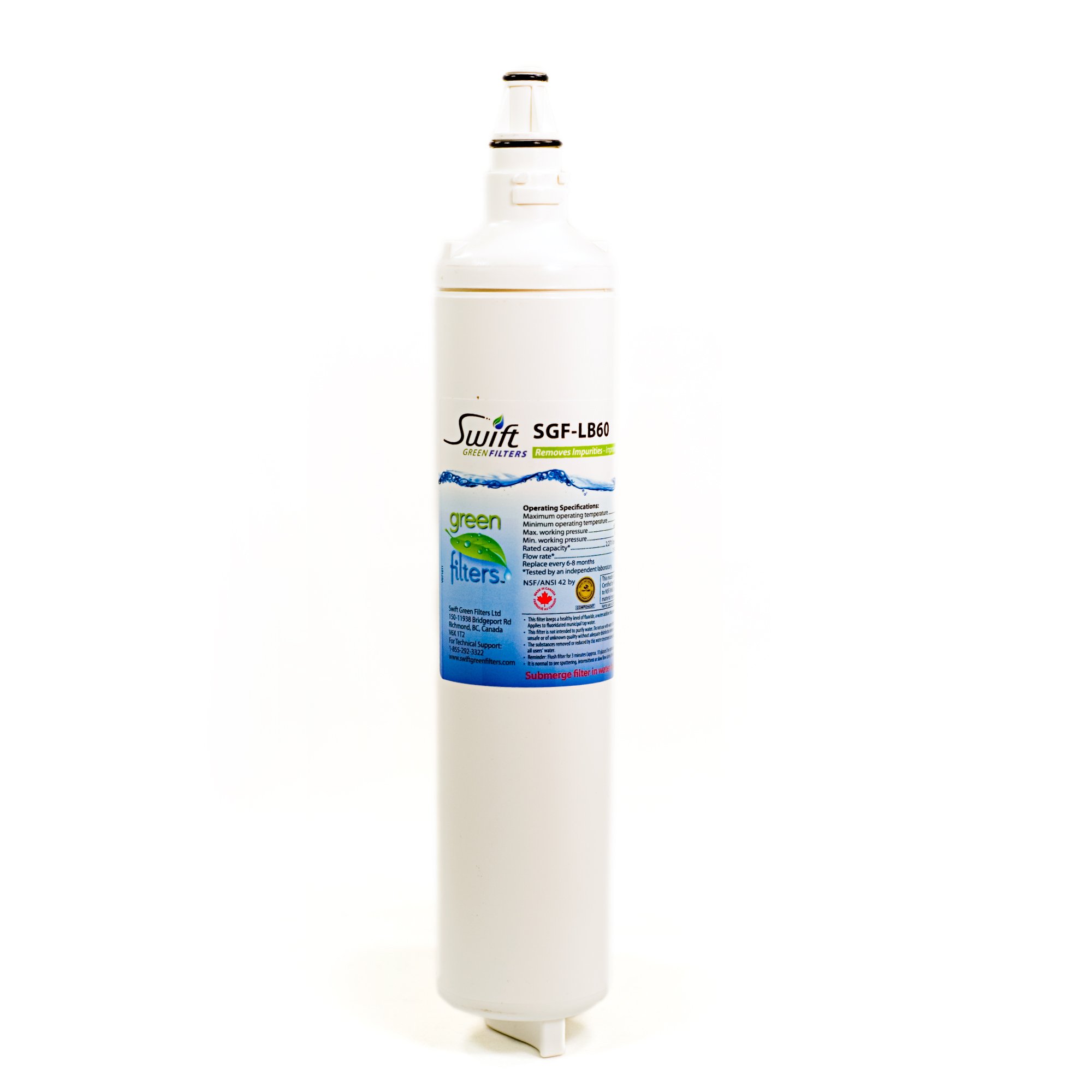 LG replacement water filter 5231JA2006B, LT 600P, 5231JA2005A, Sears