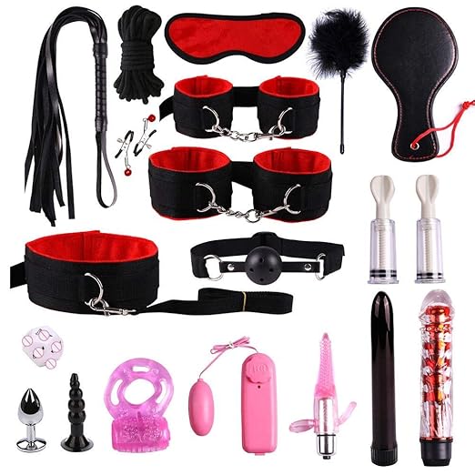 Supertop Bondage Set Sex Fesseln 16 STÜCKE, SM Sex Toys für Paare, Frauen und Männer, extrem BDSMS Spielzeug Set
