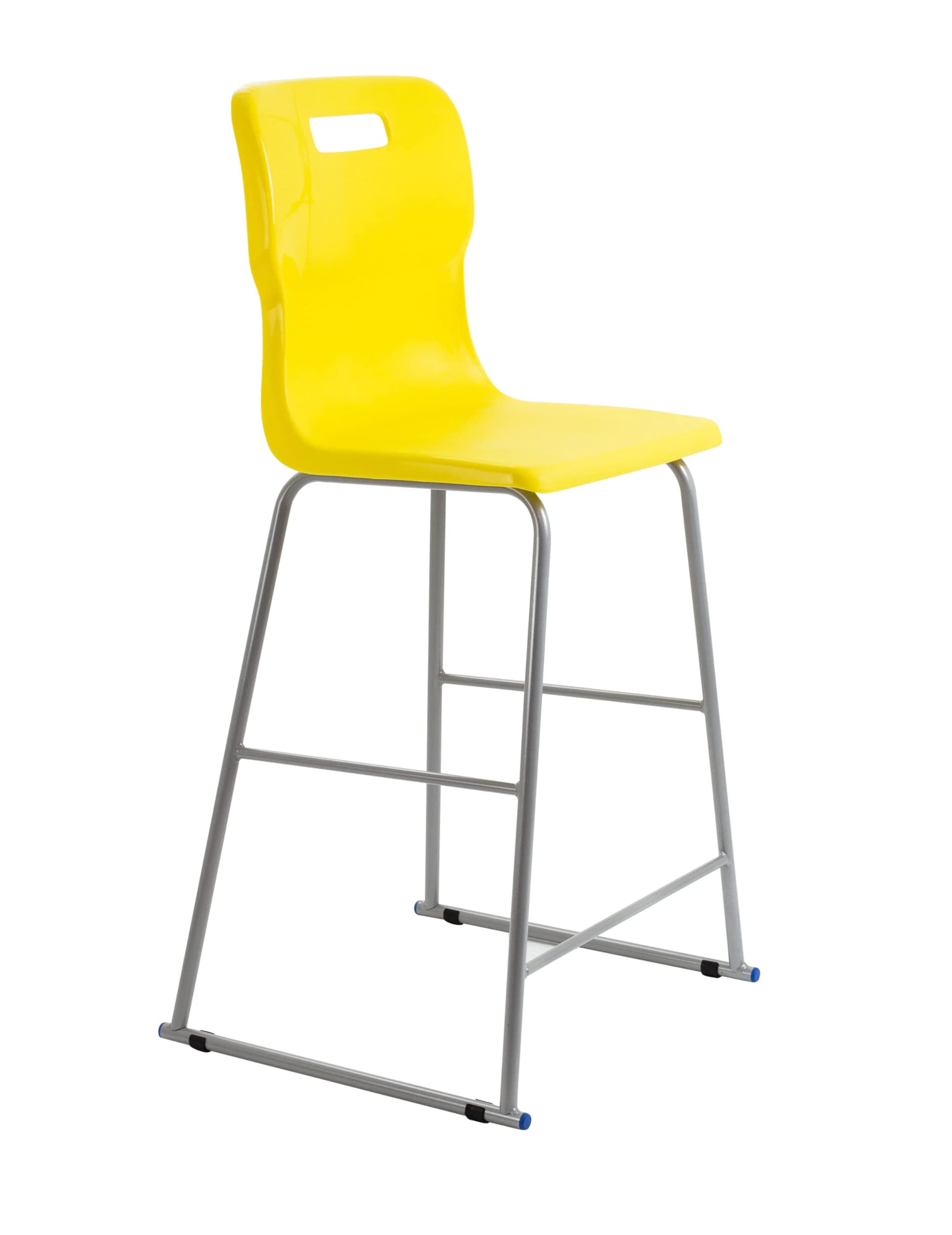 Titan Classroom High Chair-Size 6, Ages 13+, Yellow, 53 x 55 x 102 cm