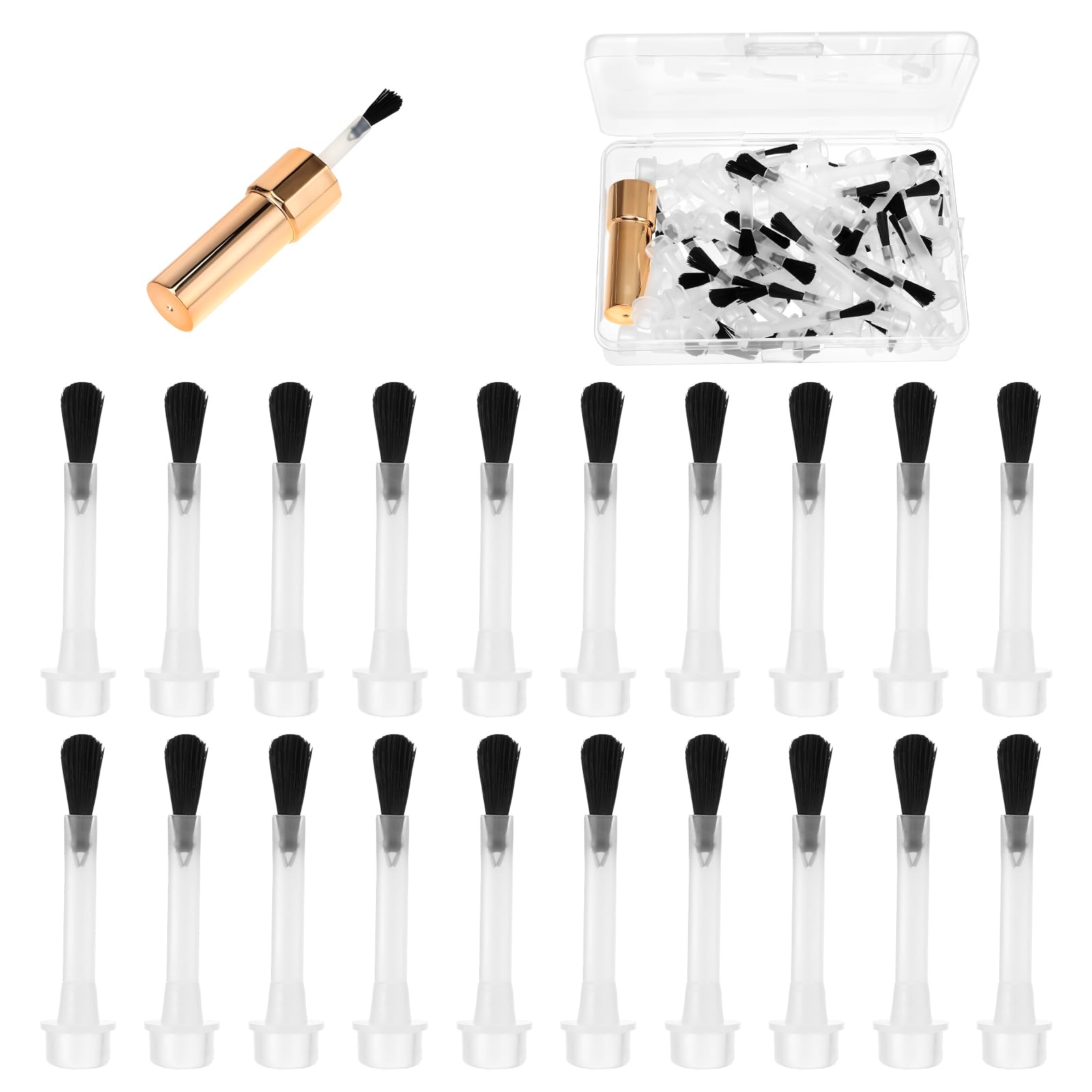 Thinp Dip Powder & Liquid Replacement KitBrush - 66 Pcs with 22 Handles
