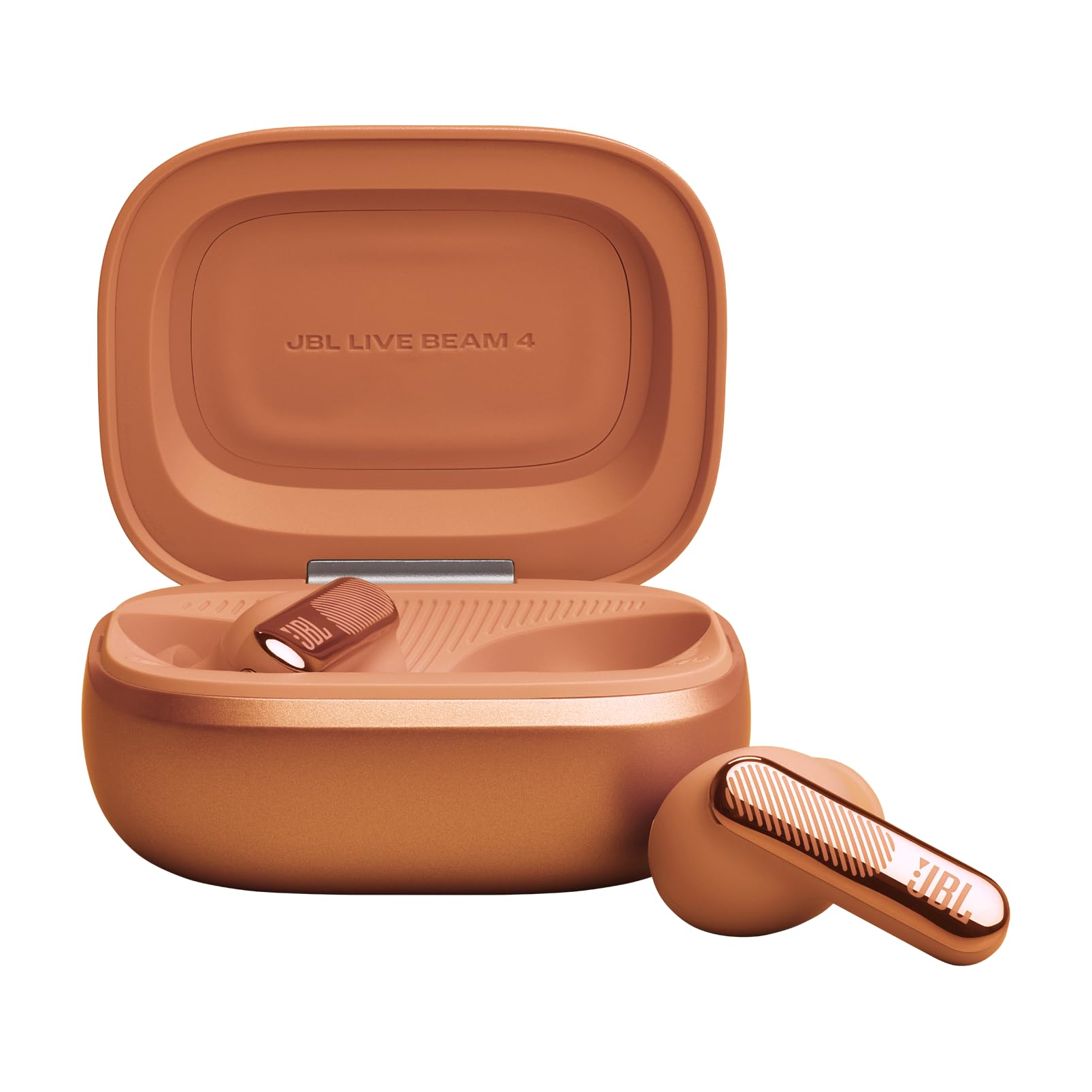 JBL Live Beam 4, True Wireless Noise Cancelling Earbuds, Orange
