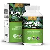 Bitter Leaf- Ewuro, Onugbu-Bololo Capsules. Wellness supplement. 750mg. (60caps)