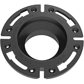 SEAFLO RV Toilet 3" Socket Floor Flange - Model SFRTK2-001 (Black) - Fits All RV Toilets (SFRTPH-01-01, SFRTPH-01-02, SFRTPH-02-01) - 4-Year Warranty