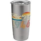 Vintage Born In 1946 Retro 80th Birthday Gifts 80 Years Old Stainless Steel Insulated Tumbler