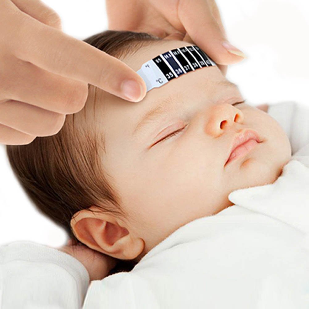 New, Reusable, Kids, Infant, Safety, Forehead Strip Thermometer, Baby Temperature Fever Body Test
