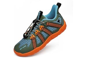 RUFONE Kids Hiking Barefoot Shoes Non-Slip Sneakers for Boys Girls Outdoor Trekking Walking Climbing Running Shoes