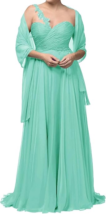 long gown with scarf