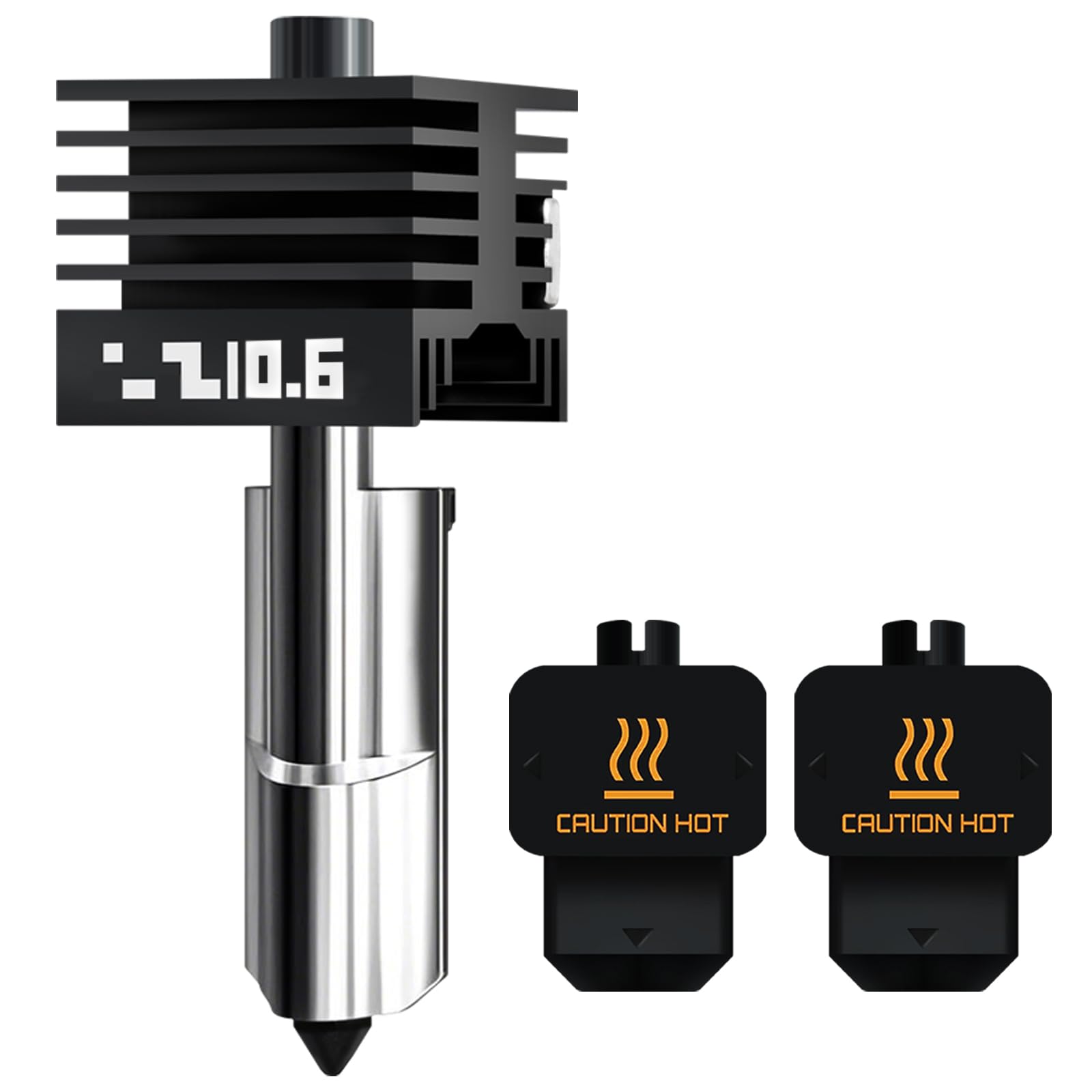 Photo 1 of 0.6MM H2C/P2S/H2D/H2S Hotend with Integrated Hardened Steel Nozzle,High Speed ??Precision and Direct Replacement Extruder H2D Hotend Print Head for Bambu Lab H2D/H2S Combo/P2S/H2C 3D Printer