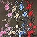 1 PCS Red Embroidered Plum Blossom Flower Patch Iron/Sew on Applique