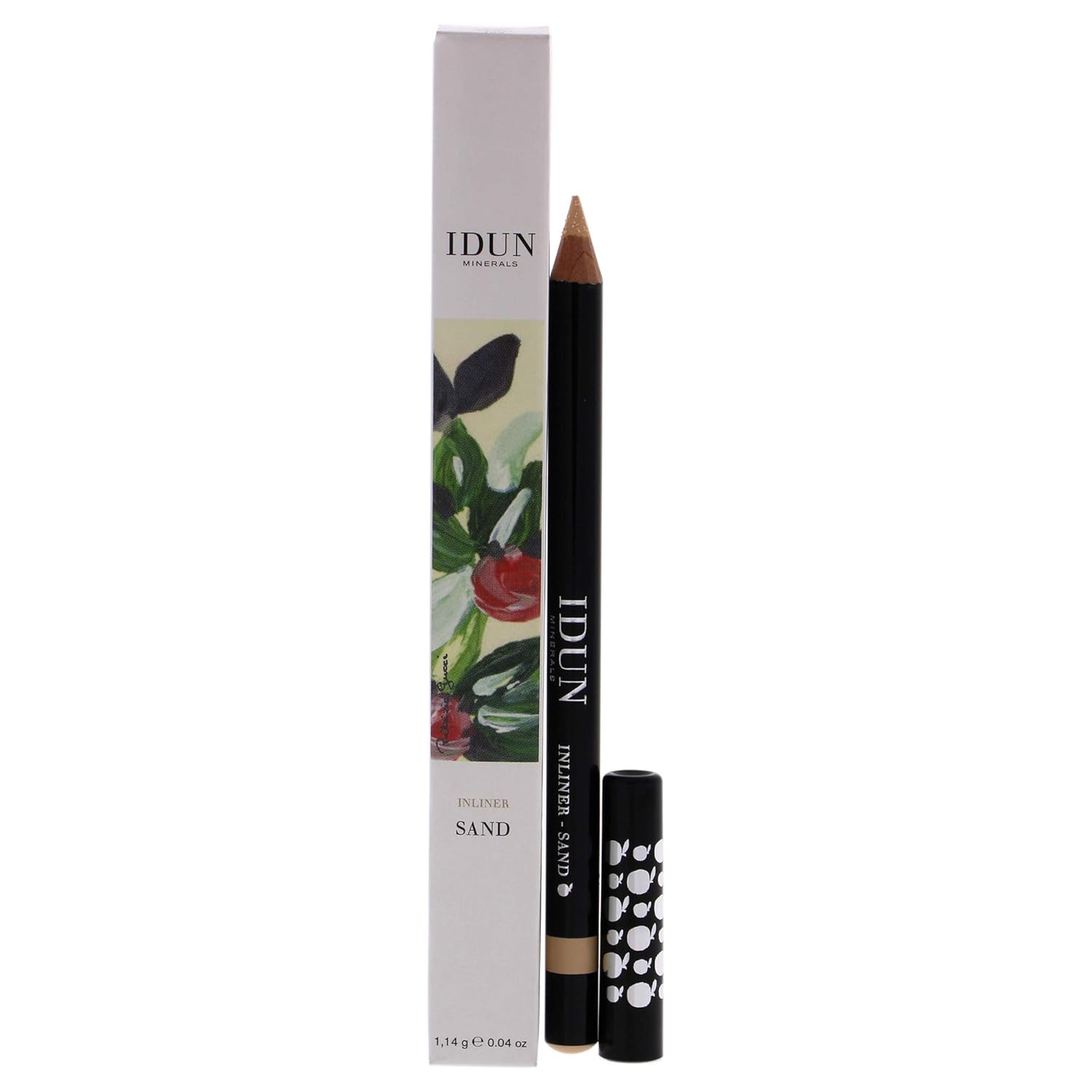 IDUN Minerals Inliner Pencil, Sand - Highlights Inner Waterline - For Upper & Lower Eye Lids - 100% Vegan, Highly Purified, Ophthalmologist Tested, Contact Lens Safe - Light Beige, 0.04 oz