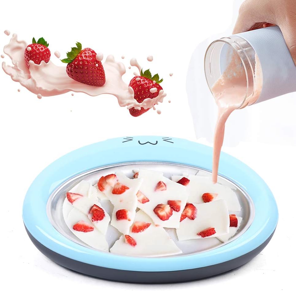 ZHFEISY Mini 11.8" Ice Cream Maker for Kids, Instant Ice Cream Maker Yogurt Frozen